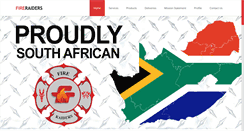 Desktop Screenshot of fireraiders.co.za